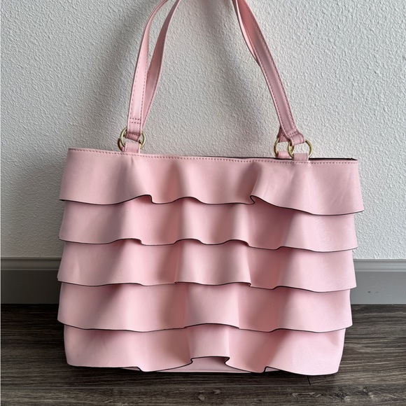 Pink Ruffled Bag - Picture 2 of 4
